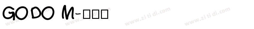 GODO M字体转换
